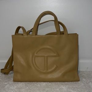 Medium Cream Telfar Shopper / Tote